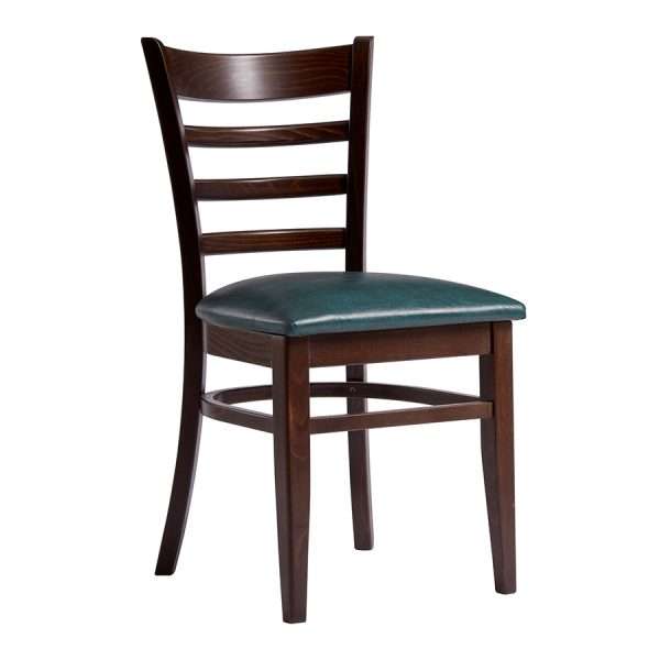 Sheldon Side Chair Medium Brown Vintage Teal ZA.16689C