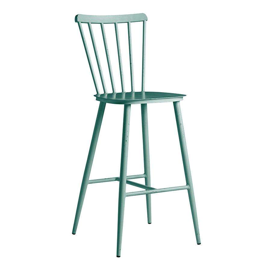 Spin-Bar-Stool-Vintage-Light-Blue-ZA.1061C Spin Bar Stool – Retro Light Blue – Alu Frame