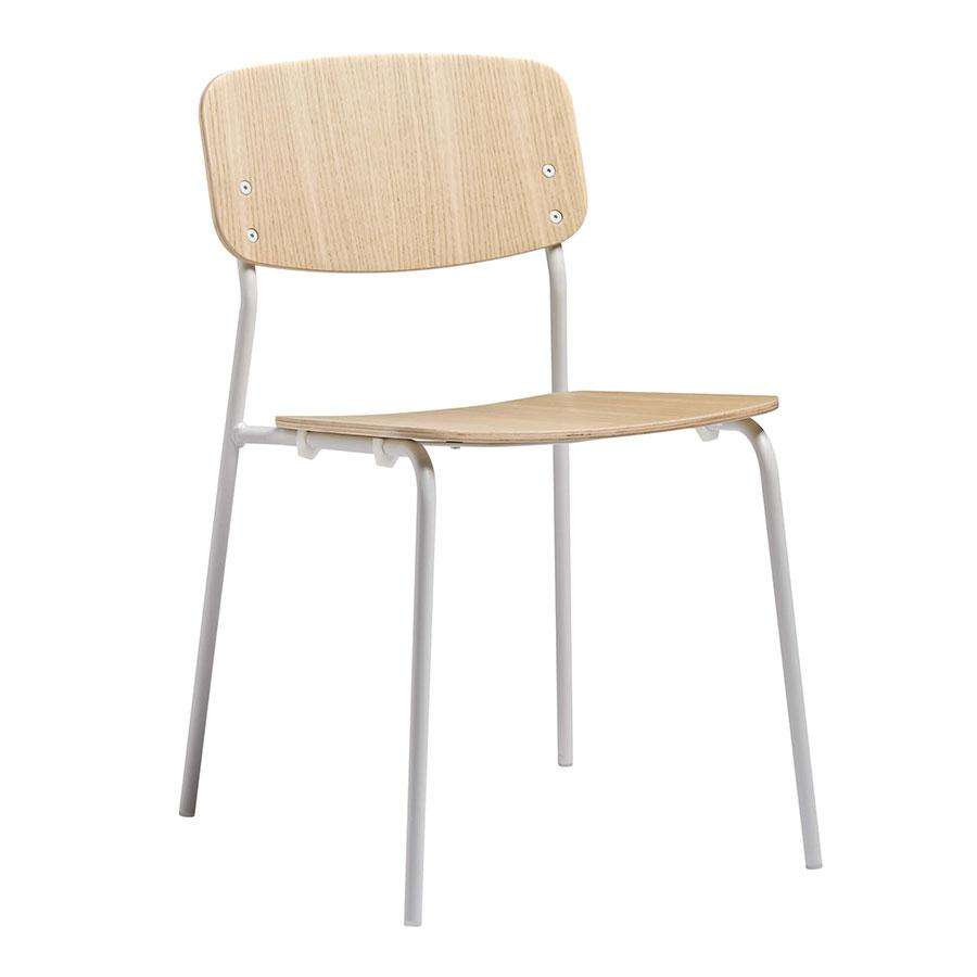 VORSTA Side Chair Clear Ash