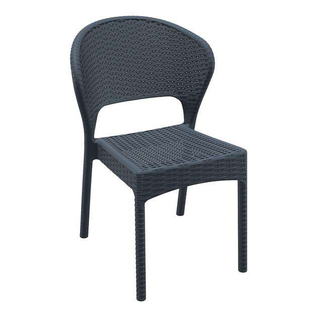 daytona_darkgrey_ZA.1212C Daytona Rattan Side Chair – Dark Grey