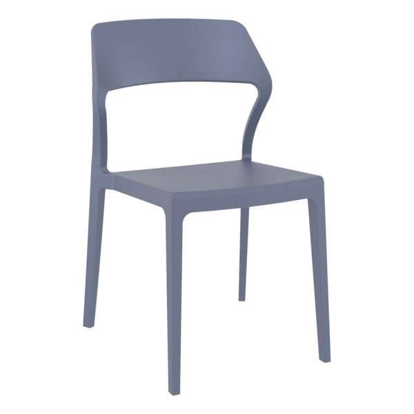 Snow Side Chair – Dark Grey