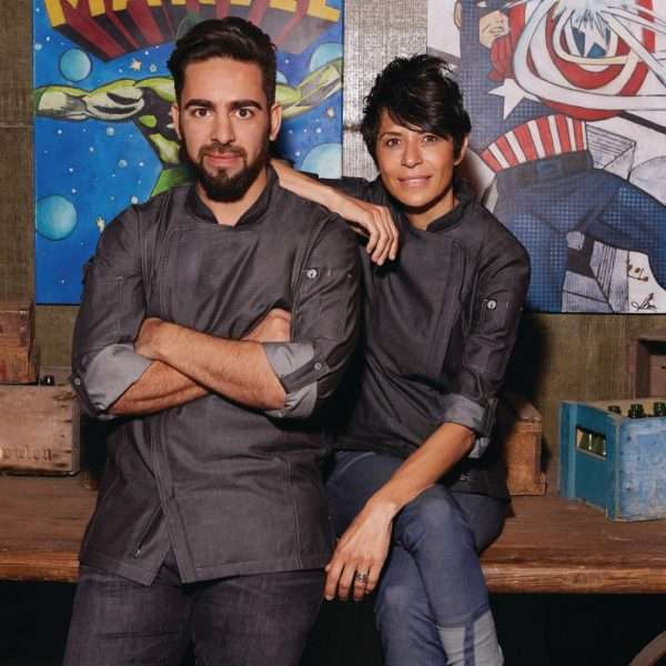 Chef Works Urban Gramercy Unisex Denim Chef Jacket Black S