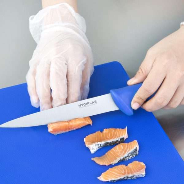Hygiplas Low Density Chopping Board Set Small (Set of 7 – 12mm High)