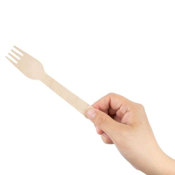 Fiesta Compostable Individually Wrapped Wooden Forks (Pack of 500)