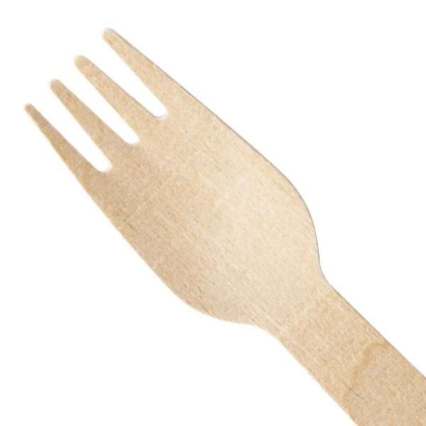 Fiesta Compostable Individually Wrapped Wooden Forks (Pack of 500)