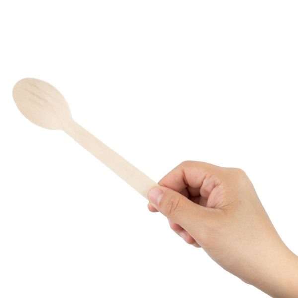 Fiesta Compostable Individually Wrapped Wooden Spoons (Pack of 500)