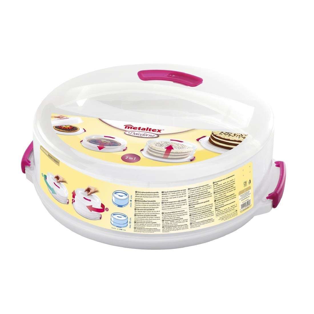 cj113_new7 Metaltex Adjustable Cake Carrier 30cm