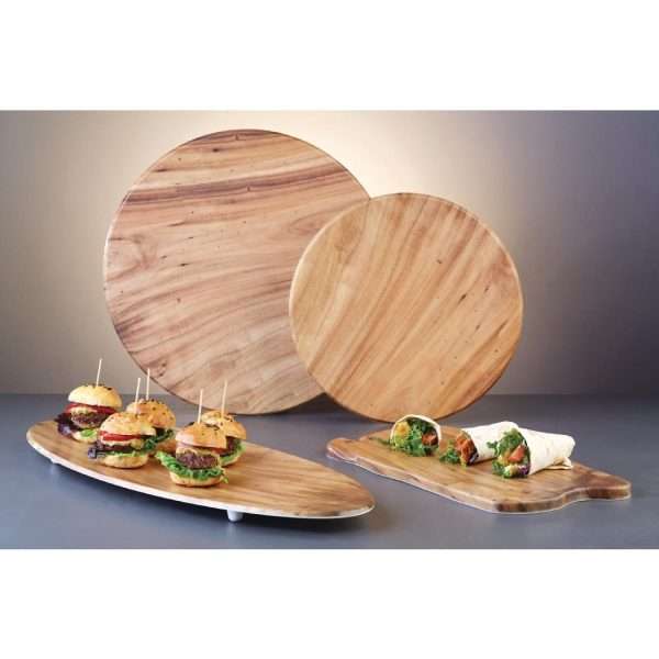 APS Timber Oval Melamine Platter 650 x 260mm