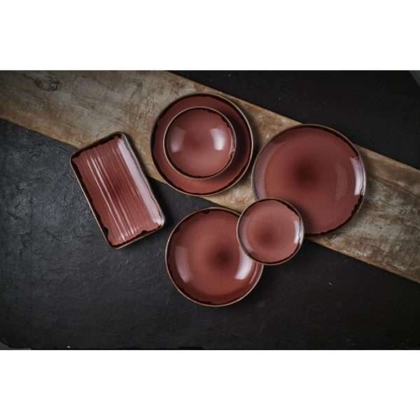 Dudson Harvest Plum Coupe Bowl 7.25 inch Box 12