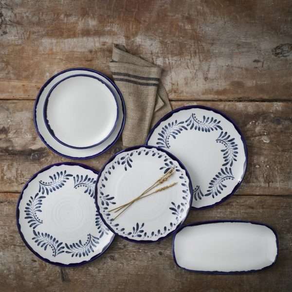 Dudson Harvest Mediterranean Organic Coupe Plate 10.6 inch Box 12