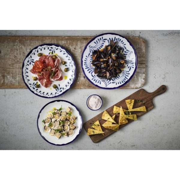 Dudson Harvest Mediterranean Organic Coupe Plate 10.6 inch Box 12