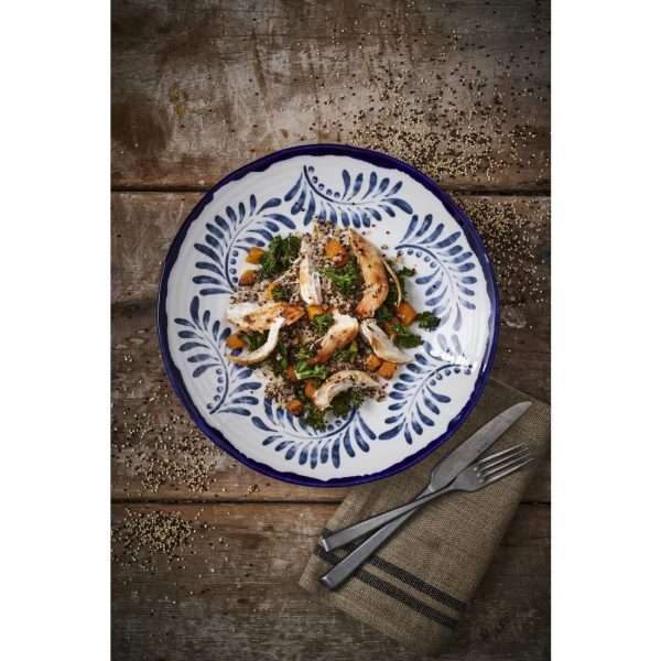 Dudson Harvest Mediterranean Organic Coupe Plate 11.4 inch Box 12