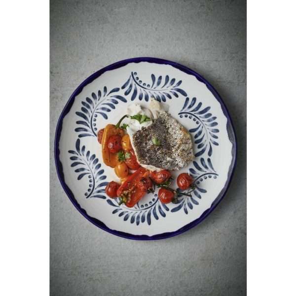 Dudson Harvest Mediterranean Organic Coupe Plate 11.4 inch Box 12