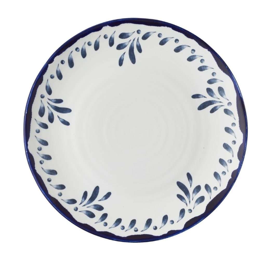 Dudson Harvest Mediterranean Organic Coupe Plate 10.6 inch Box 12