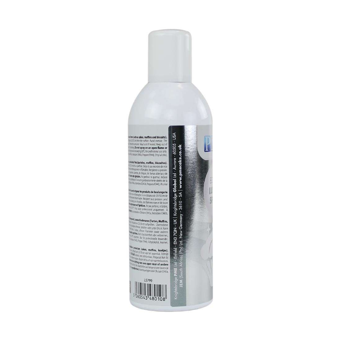 cx147_2-1 PME Edible Lustre Spray Silver 400ml
