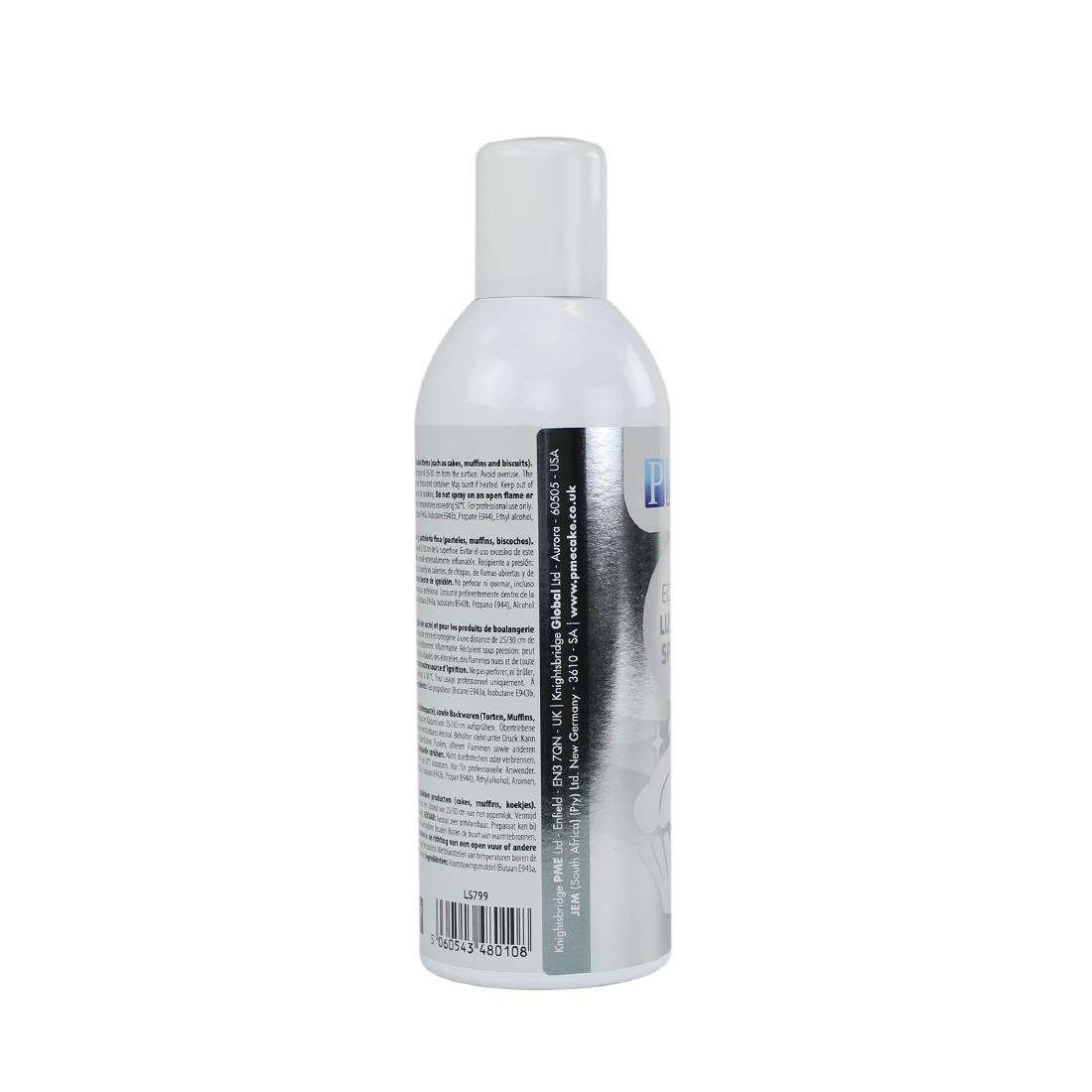 cx147_2 PME Edible Lustre Spray Silver 400ml