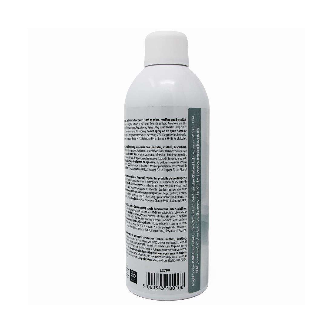 cx147_41-1 PME Edible Lustre Spray Silver 400ml