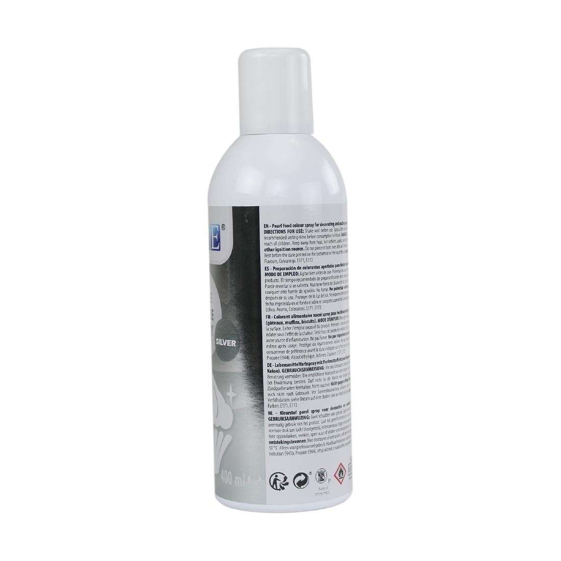 cx147_5-1 PME Edible Lustre Spray Silver 400ml