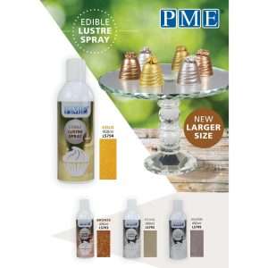 PME Edible Lustre Spray Silver 400ml 20 PME Edible Lustre Spray Silver 400ml
