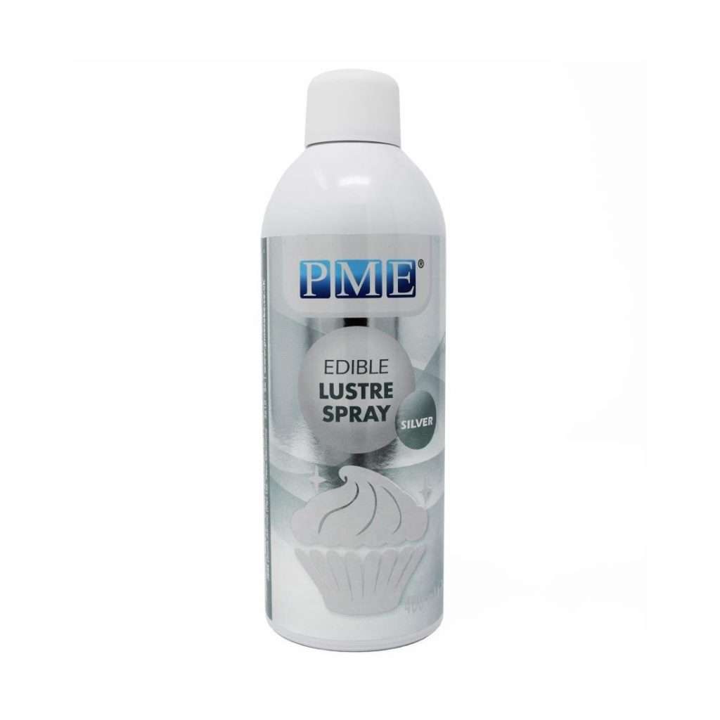 PME Edible Lustre Spray Silver 400ml