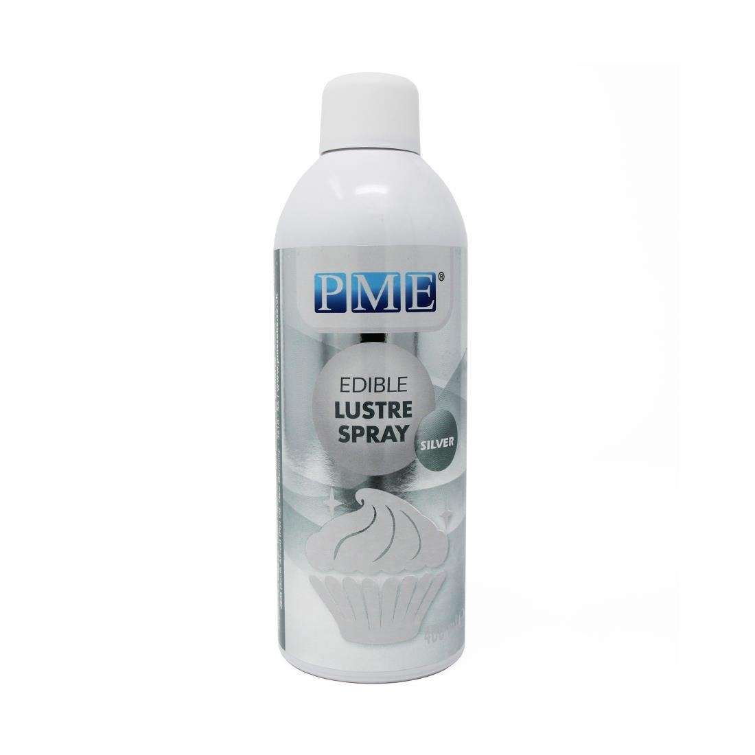 cx147_primary PME Edible Lustre Spray Silver 400ml