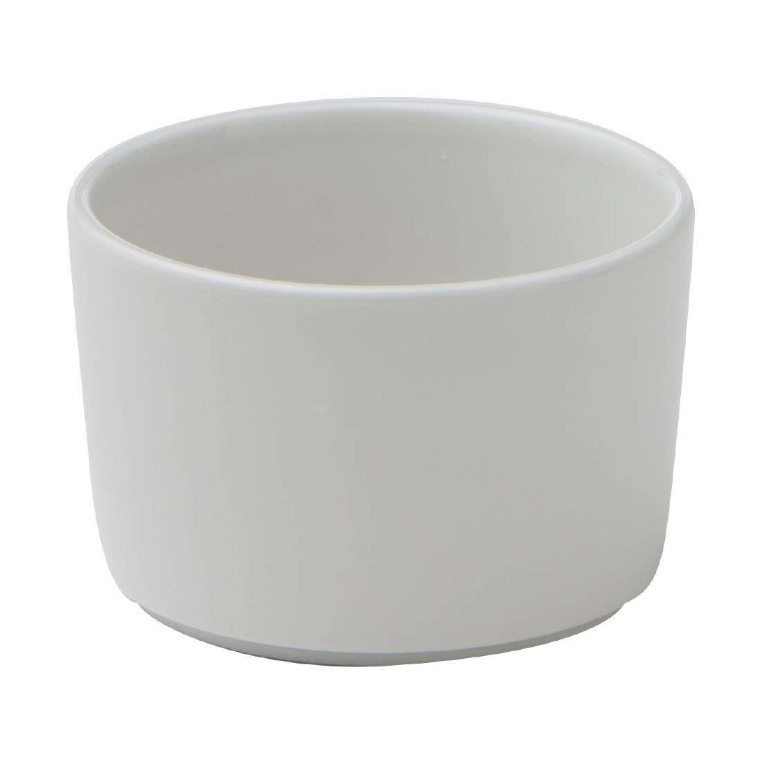 cx629_1 Churchill Nourish Straight Sided Small Bowls White 8oz (Pack of 12)