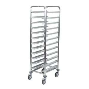 Matfer Bourgeat 12 Tray Cafeteria Trolley Grey 3 Matfer Bourgeat 12 Tray Cafeteria Trolley Grey