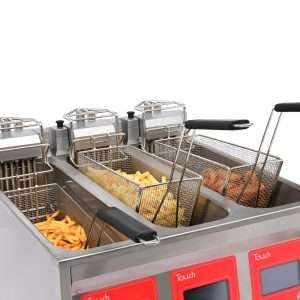 FriFri Touch 633 Electric Free Standing Triple Tank Filtration Fryer TL633M31G0