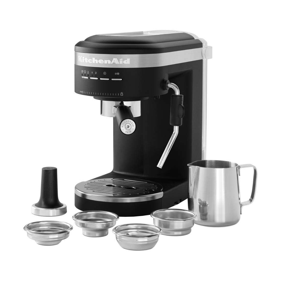 cx935_1-primary KitchenAid Espresso Machine 5KES6403BBM150