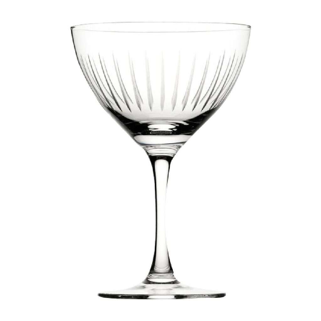 Utopia Raffles Lines Martini Glasses 190ml (Pack of 6)
