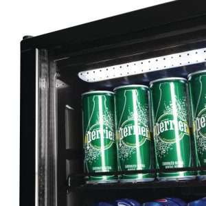 Nisbets Essentials Single Door Back Bar Cooler 92Ltr