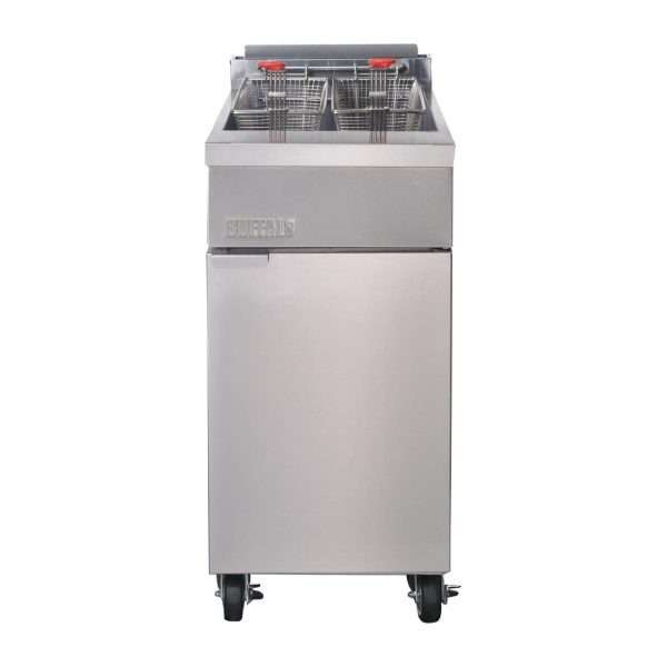 Buffalo Single Tank Twin Basket Freestanding Gas Fryer
