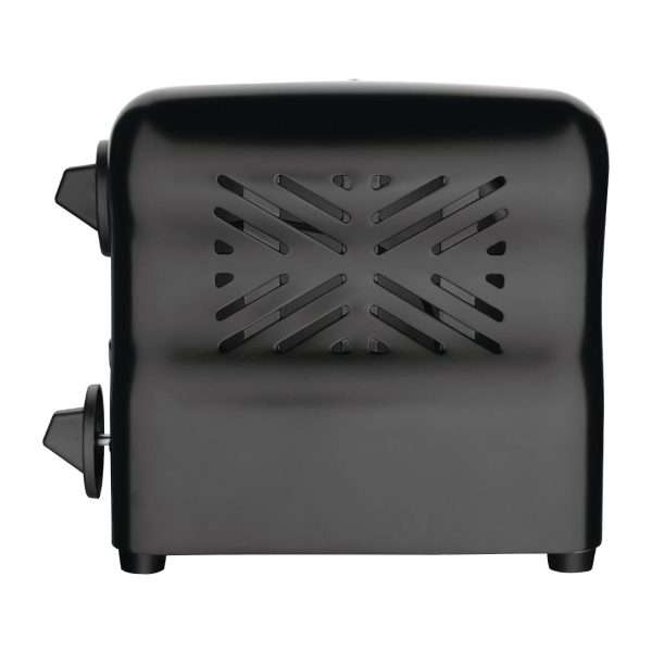 Rowlett Esprit 4 Slot Toaster Jet Black w/2x Additional Elements & Sandwich Cage