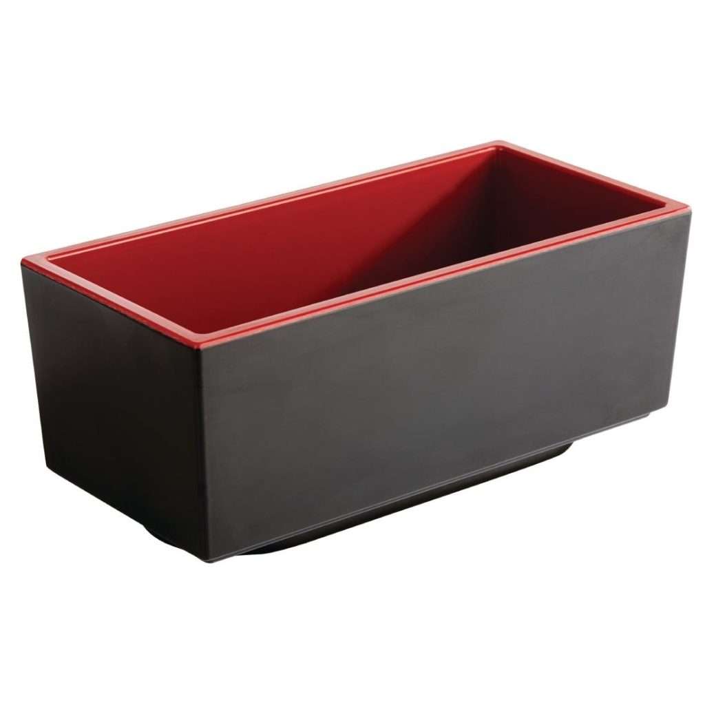 APS Asia+ Deep Bento Box Red 155mm