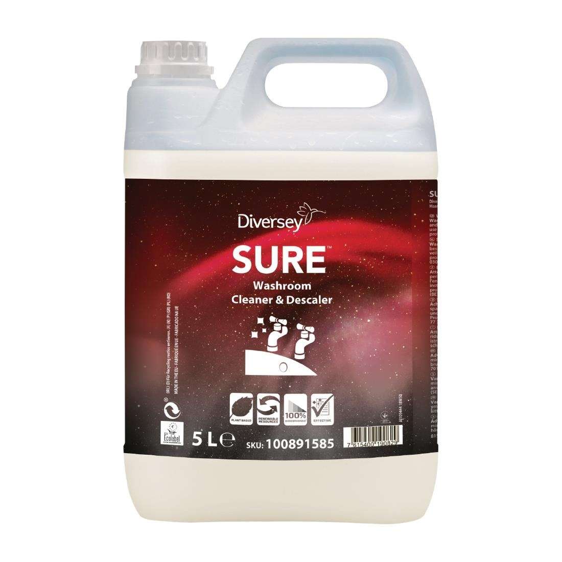 fa228_washroomcleanerdescaler SURE Washroom Cleaner and Descaler Concentrate 5Ltr