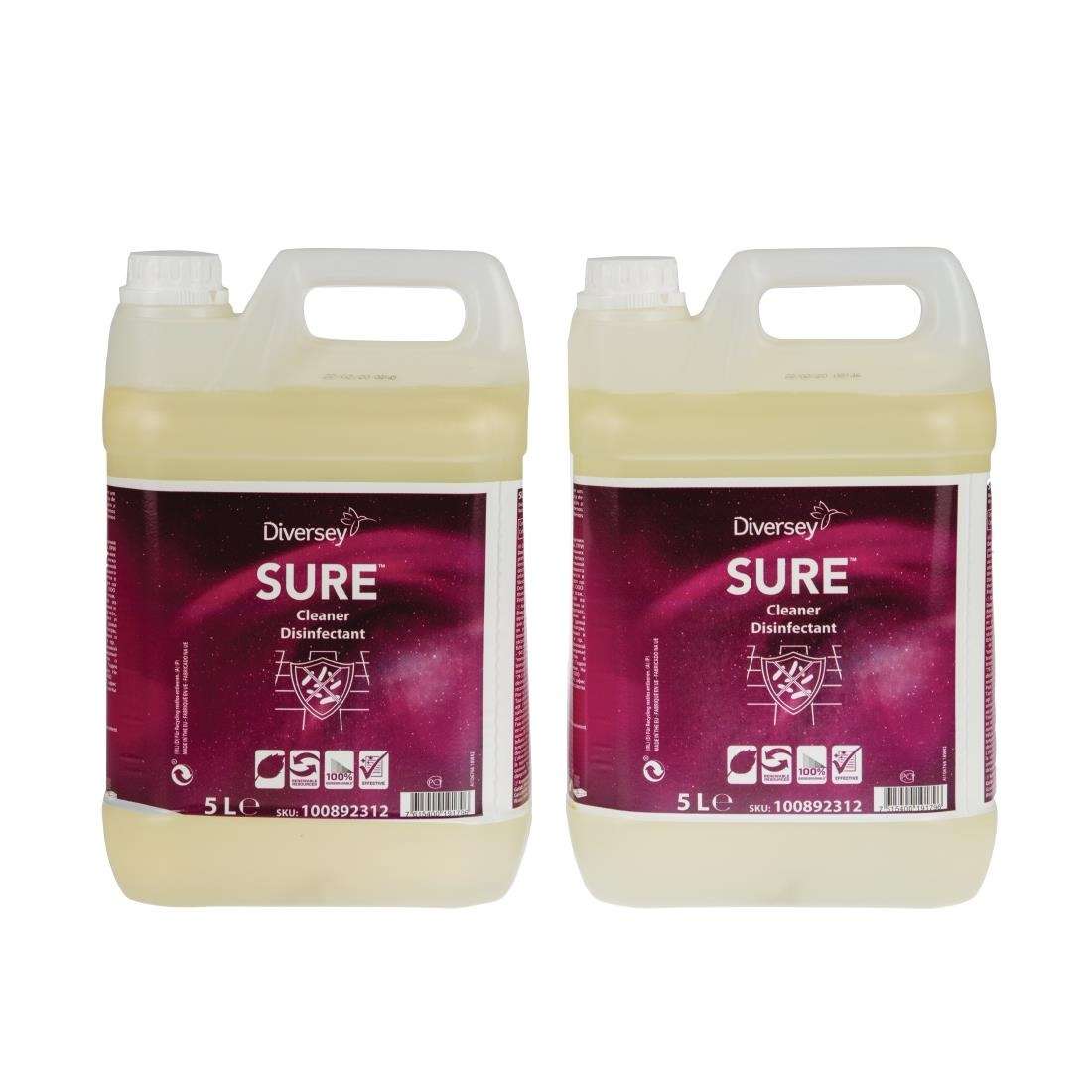 fa237_8 SURE Cleaner and Disinfectant Concentrate 5Ltr