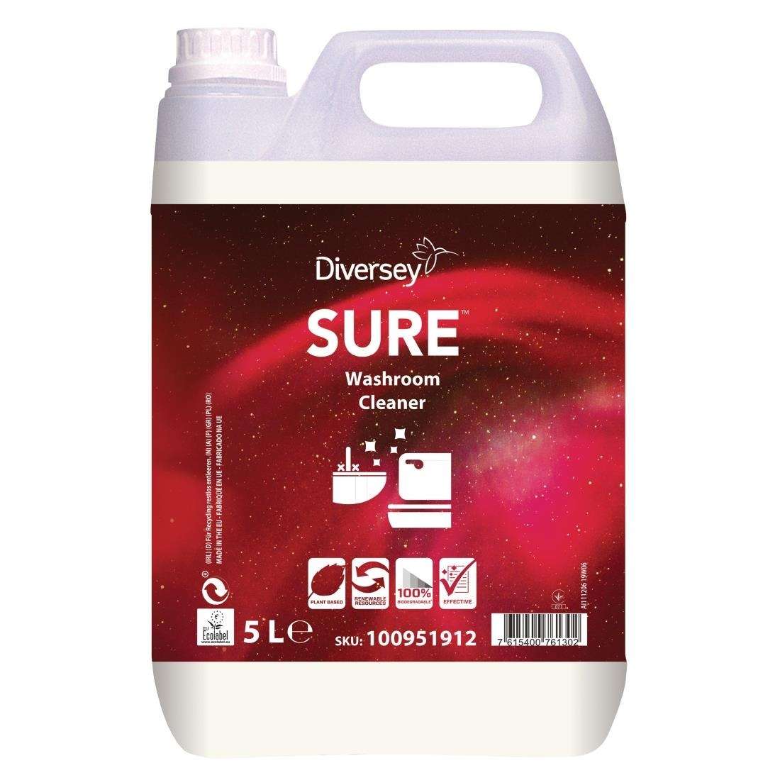 fa253_new21 SURE Washroom Cleaner Concentrate 5Ltr