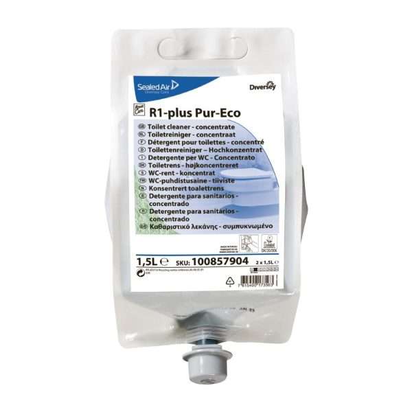 Room Care R1-plus Pur-Eco Toilet Cleaner Concentrate 1.5Ltr