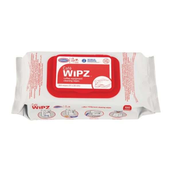 Urnex Café Wipz Coffee Equipment Cleaning Wipes (Pack of 100)