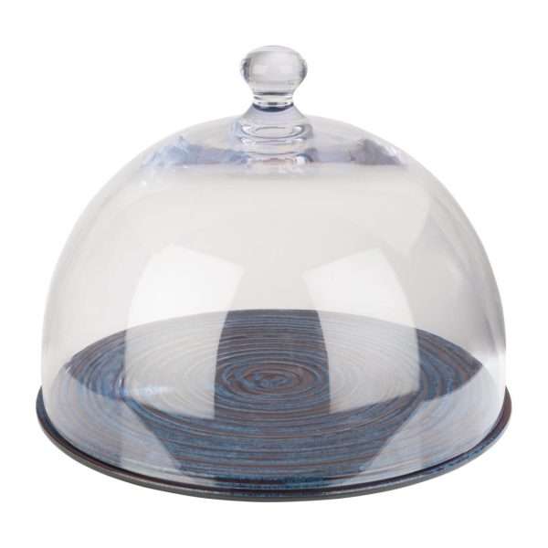 APS Loops Melamine Cake Stand Blue 305mm