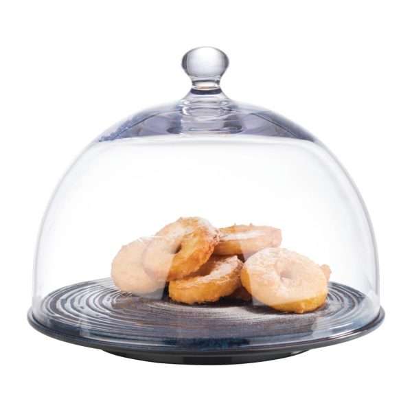 APS Loops Melamine Cake Stand Blue 305mm