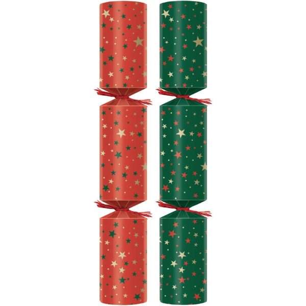 Bright Stars Plastic-Free Christmas Crackers 9″ (Pack of 100)