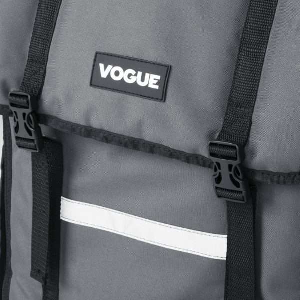 Vogue Insulated Delivery Back Pack Grey 550x400x400mm