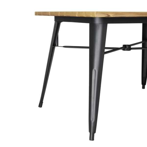 Bolero Complete Outdoor Table 120x76x76cm – Light Wood