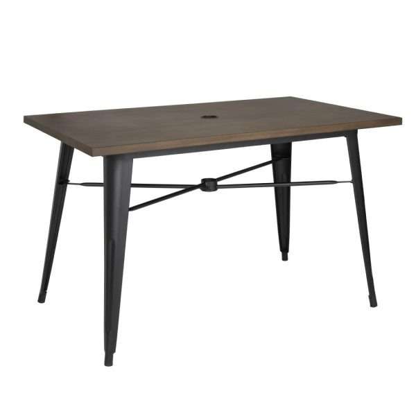 Bolero Complete OutdoorTable 120x76x76cm – Dark Wood