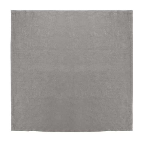 Olympia Linen Table Napkin Grey 400x400mm (Pack of 12)