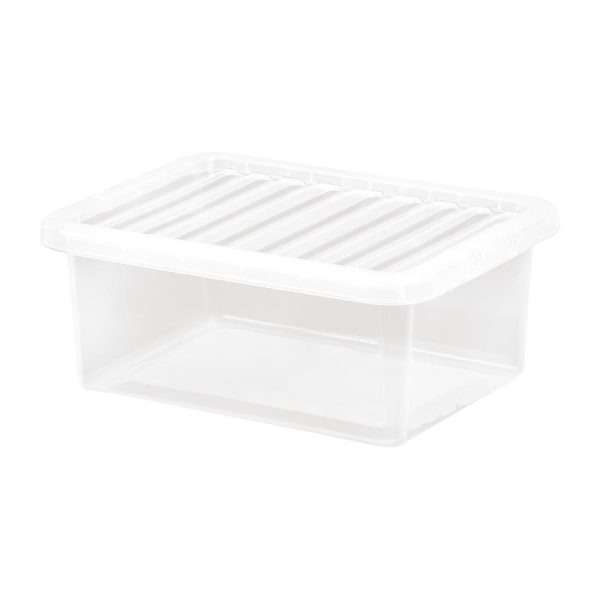 Wham Crystal Storage Box & Lid 17Ltr