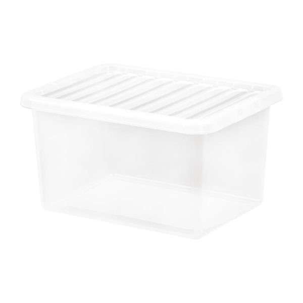 Wham Crystal Storage Box & Lid 31Ltr