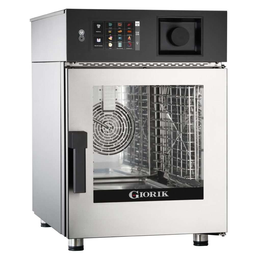 GIORIK KORE – KIG061W 6 X 1/1GN SLIMLINE GAS COMBI OVEN WITH WASH SYSTEM LPG