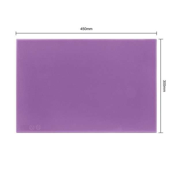 Hygiplas High Density Chopping Board Purple – 450x300x25mm